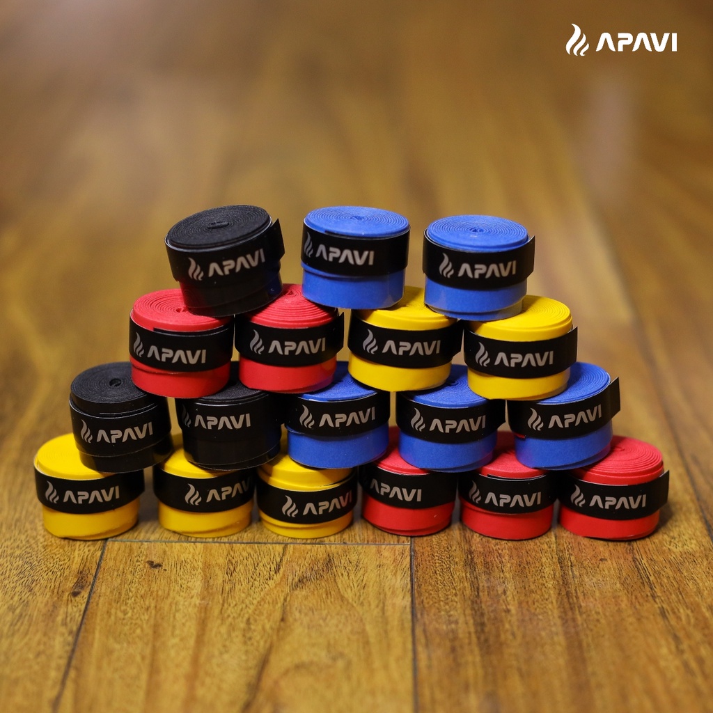 Quấn cán yonex và APAVI AG001 trơn dày dặn, êm tay, bám tay