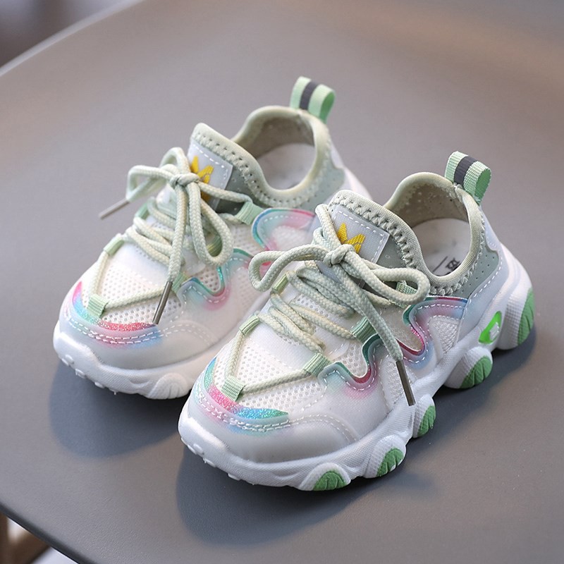 Giày Thể Thao Đế Mềm Chống Trượt Thoáng Khí Dành Cho Bé