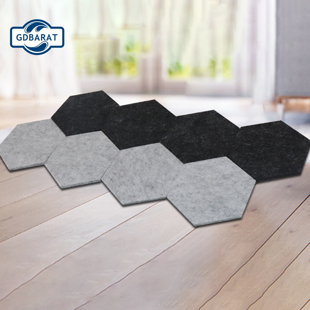 [NYCA Stock] Bộ 8 Miếng Lót Ly Cách Nhiệt Hình Lục Giác Tròn Vuông Trang Trí Bàn Ăn