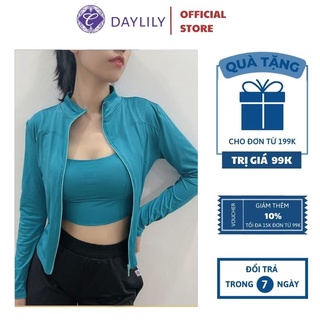 Áo khoác thể thao nữ - áo khoác thể thao daylily 2021 chất cotton lạnh cao cấp
