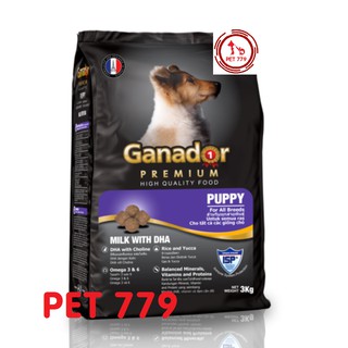 Thức ăn Ganador Puppy 3kg (cho chó)