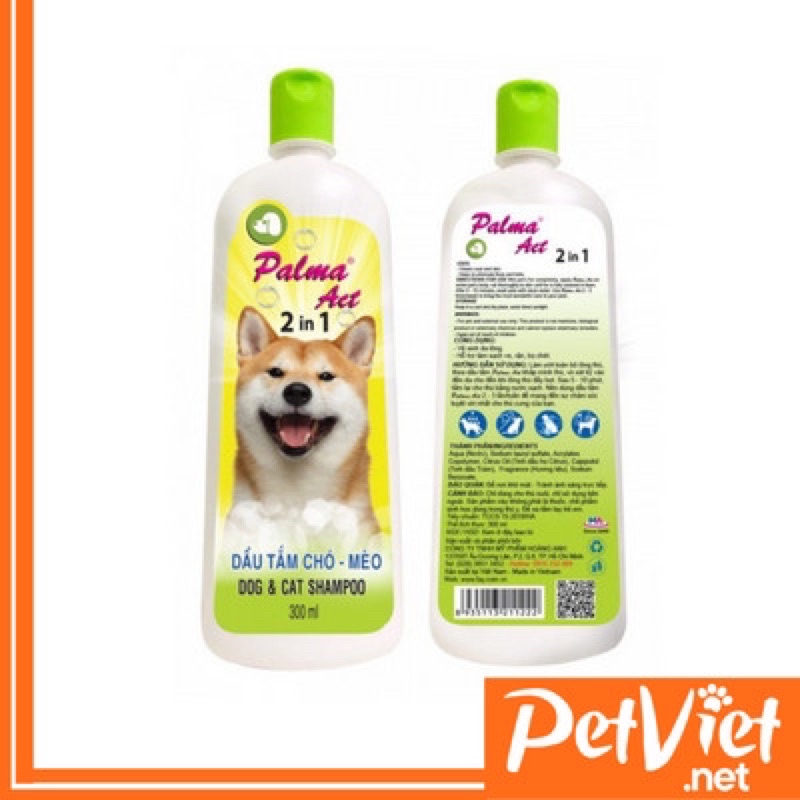 Sữa tắm Fay act - Làm sạch ve, bọ chét, khử mùi hôi. 500ml