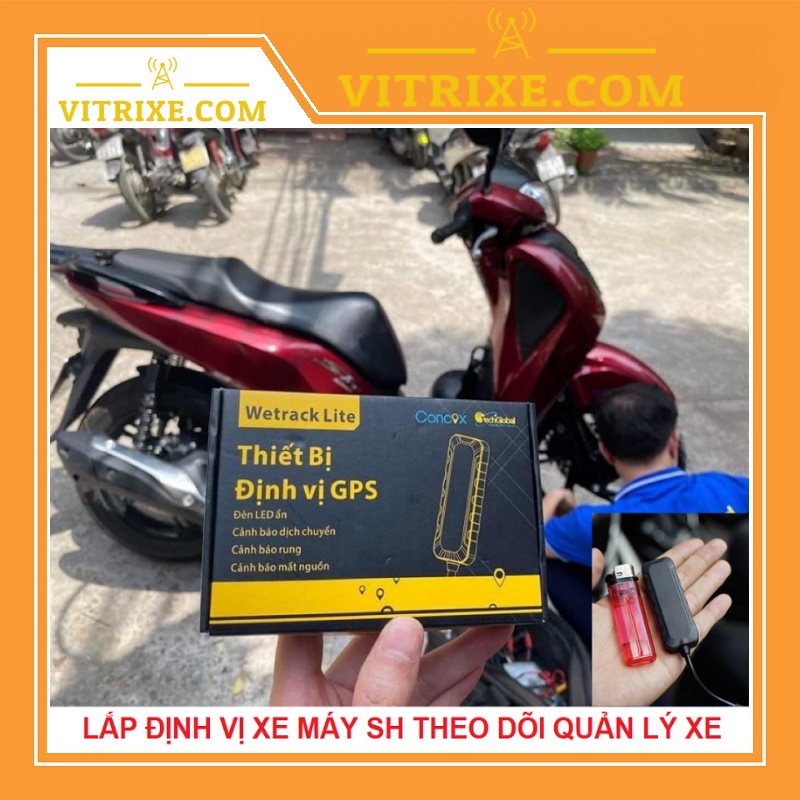 Định Vị Xe Máy SH Mini Siêu Nhỏ Bảo Hành 06 Tháng Vitrixe