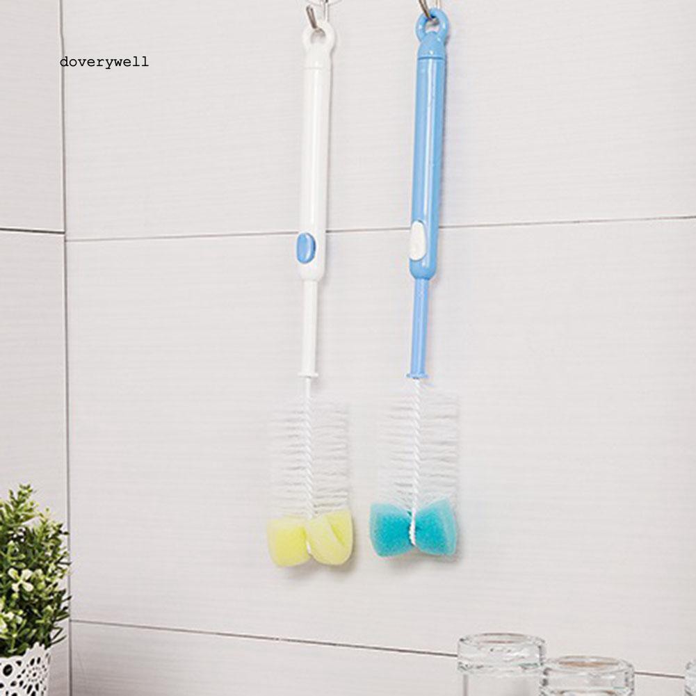 Cọ vệ sinh ly /chai/bình nước đa năng tay cầm có thể kéo dài tiện dụng