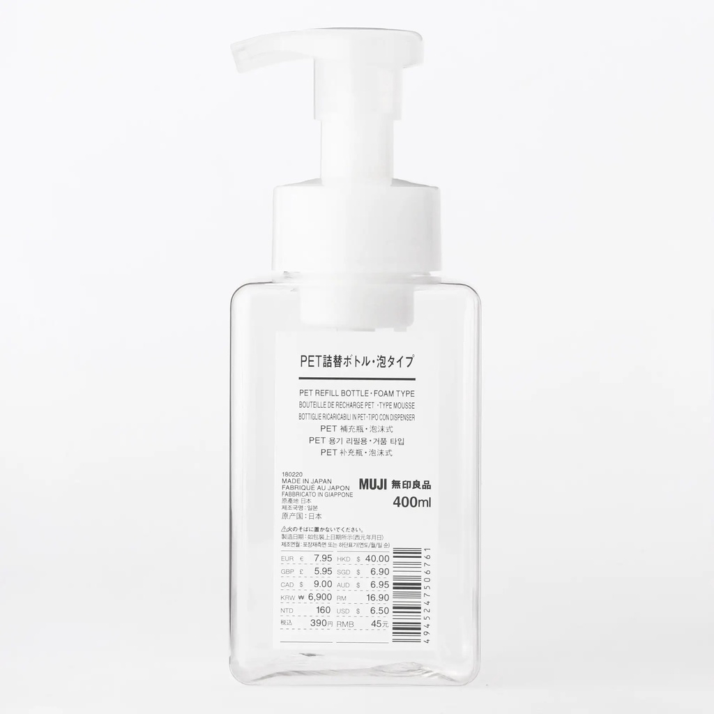 Muji Chai Tạo Bọt Trong Suốt