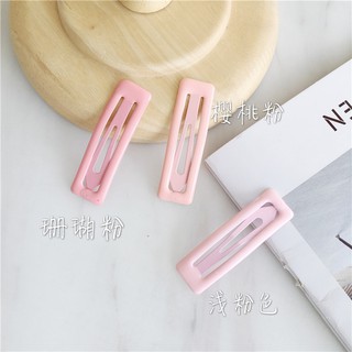 Kẹp tóc vuông trơn đủ màu