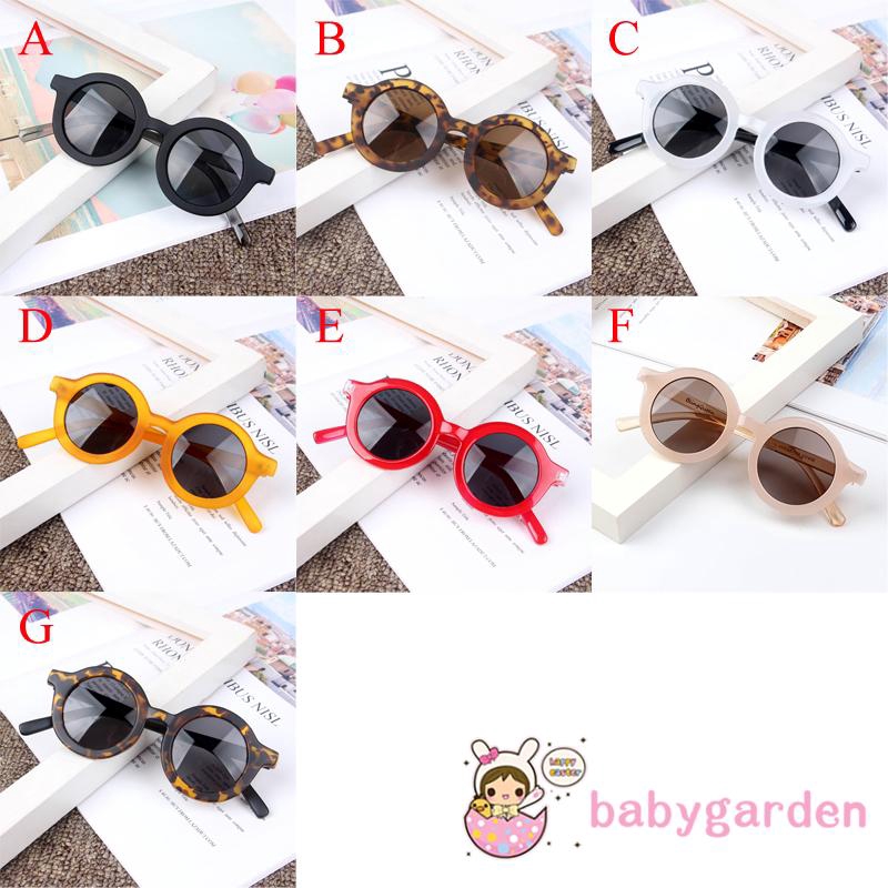 Kính Mát Gọng Tròn Chống Tia Uv Cho Bé