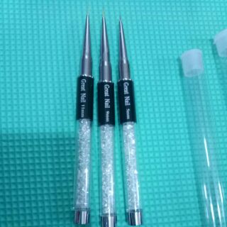 Bộ cọ nét cán đá ba size