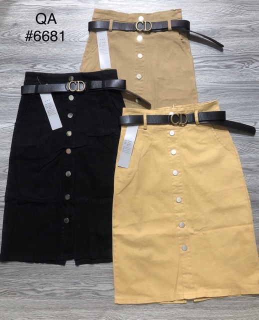 Chân váy kaki khuy hàng đẹp Quảng Châu | BigBuy360 - bigbuy360.vn