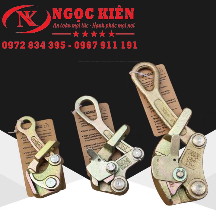 Cóc Kẹp Cáp 1-3 Tấn,Cóc kẹp cáp NGK - Cóc ngậm cáp 1 tấn,2 tấn ,3 tấn