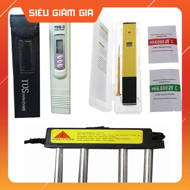Combo bút đo ph, bút thử nước Tds và máy điện phân nước