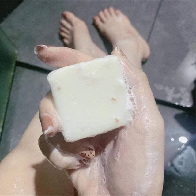 Xà Phòng Cám Gạo Thái Lan Xà Phòng Trắng Da Jam Rice Milk Soap Bánh Vuông 65gr LALA