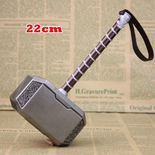 [ 20cm ] Mô hình búa Mjolnir của Thần Sấm Thor size trẻ em - Marvel - Baystore