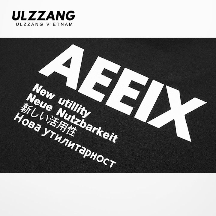 Áo thun tay lỡ ULZZANG cotton dáng unisex form rộng in hình AEEIX | BigBuy360 - bigbuy360.vn