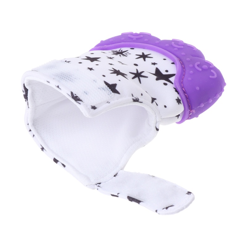 Găng Tay Silicone Màu Kẹo Cho Bé Mọc Răng