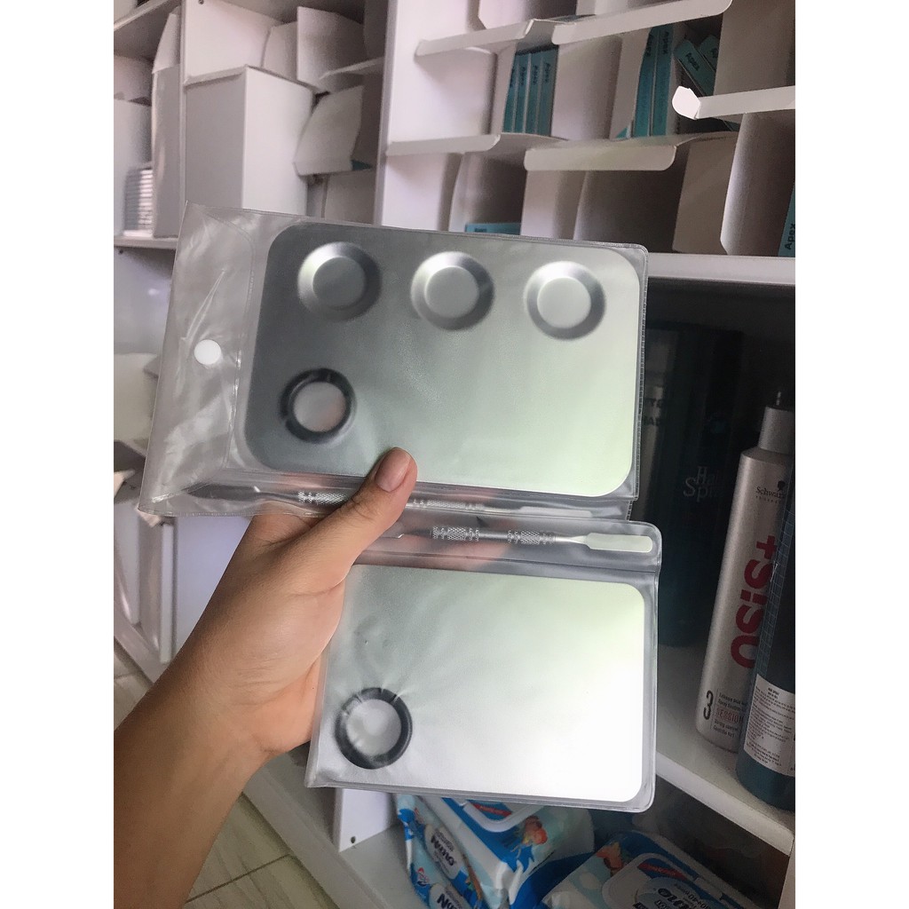 Khay pha nền, trộn nền inox