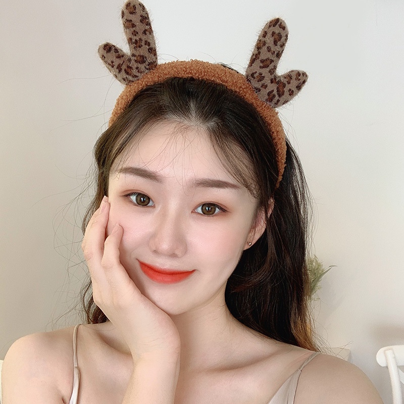 Bờm cài tóc - Băng đô dễ thương cho bạn gái hình sừng hươu tuần lộc, bờm cài tóc sừng hươu