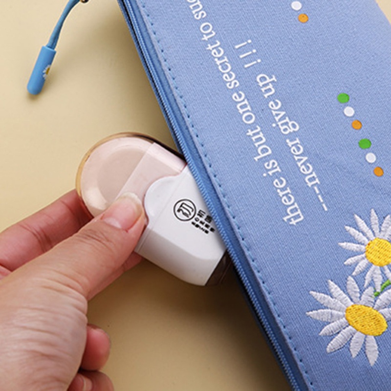 Cục Tẩy Bút Chì 2 Trong 1 Có Nắp Đậy Màu Trắng Tiện Dụng