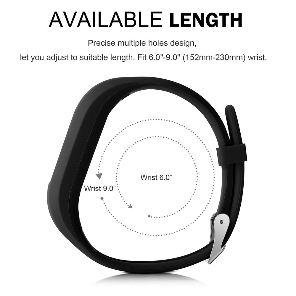 Set 3 dây đeo silicon mềm cho đồng hồ thông minh Garmin Vivofit 3 JR