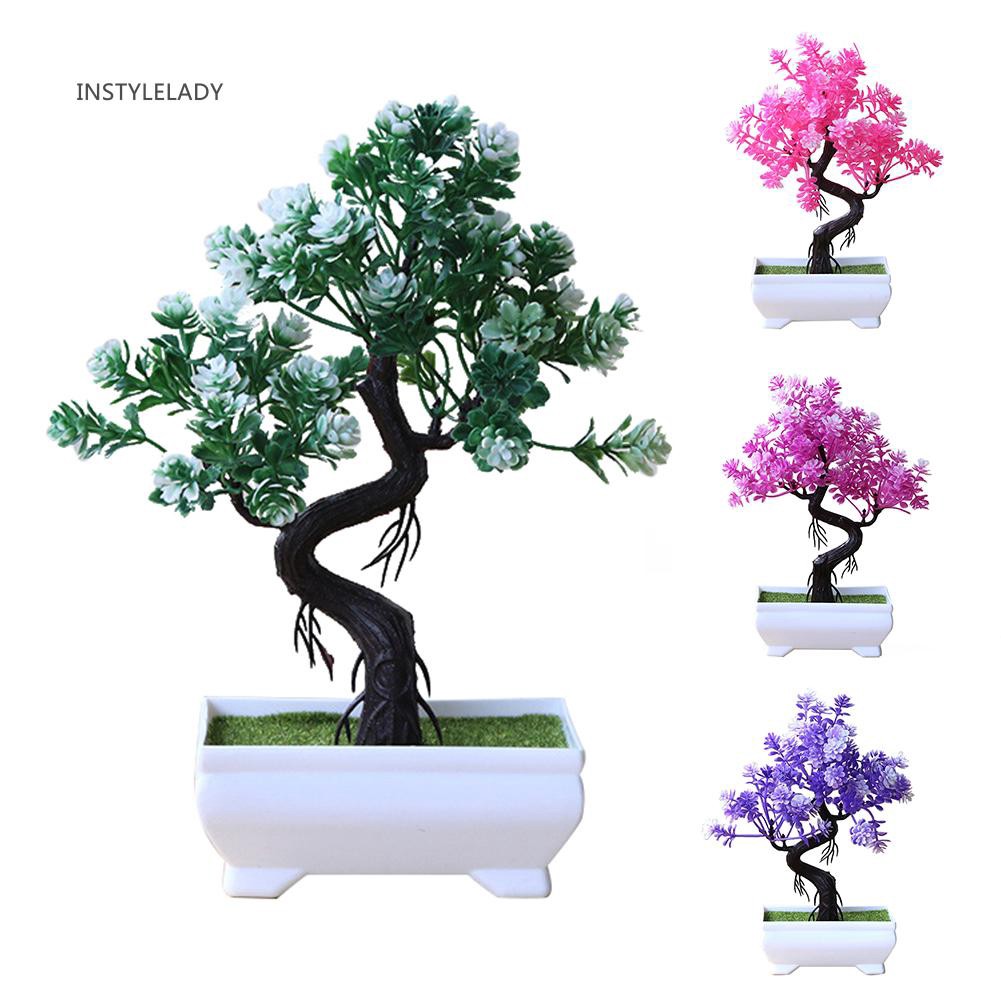 Cây bonsai giả trang trí nhà cửa thêm sinh động