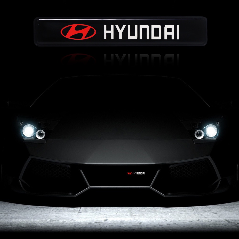 1 Đèn LED Trang Trí Lưới Tản Nhiệt Phía Trước Dành Cho Hyundai Accent Reina Porter Starex Kona Tucson Sta. Phụ Kiện Chuyên Dụng Cho Xe Hơi I20 Veloster