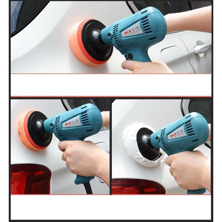 Máy đánh bóng ô tô GV6010 + kèm 6 tốc độ