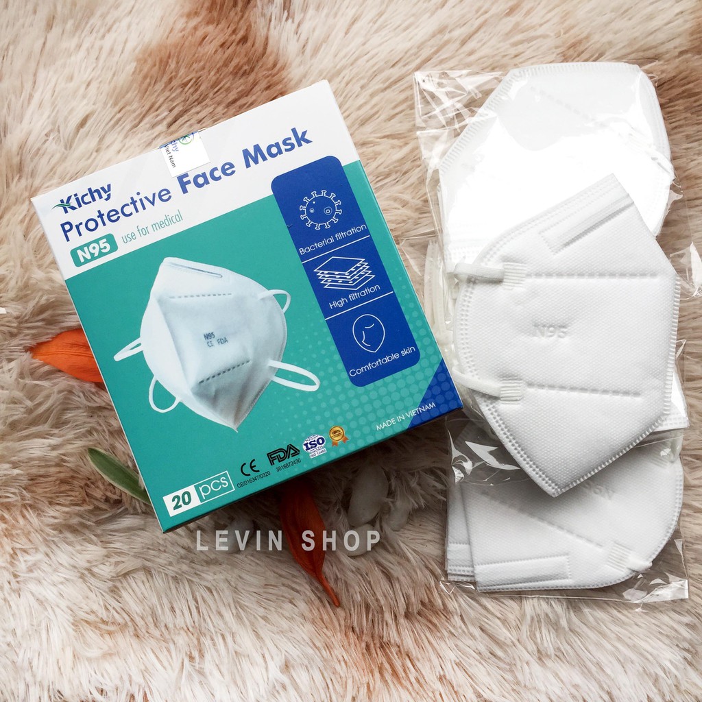 [5 lớp vải lọc] Khẩu trang N95 - KN95 chống bụi mịn PM 2.5, kháng khuẩn | BigBuy360 - bigbuy360.vn