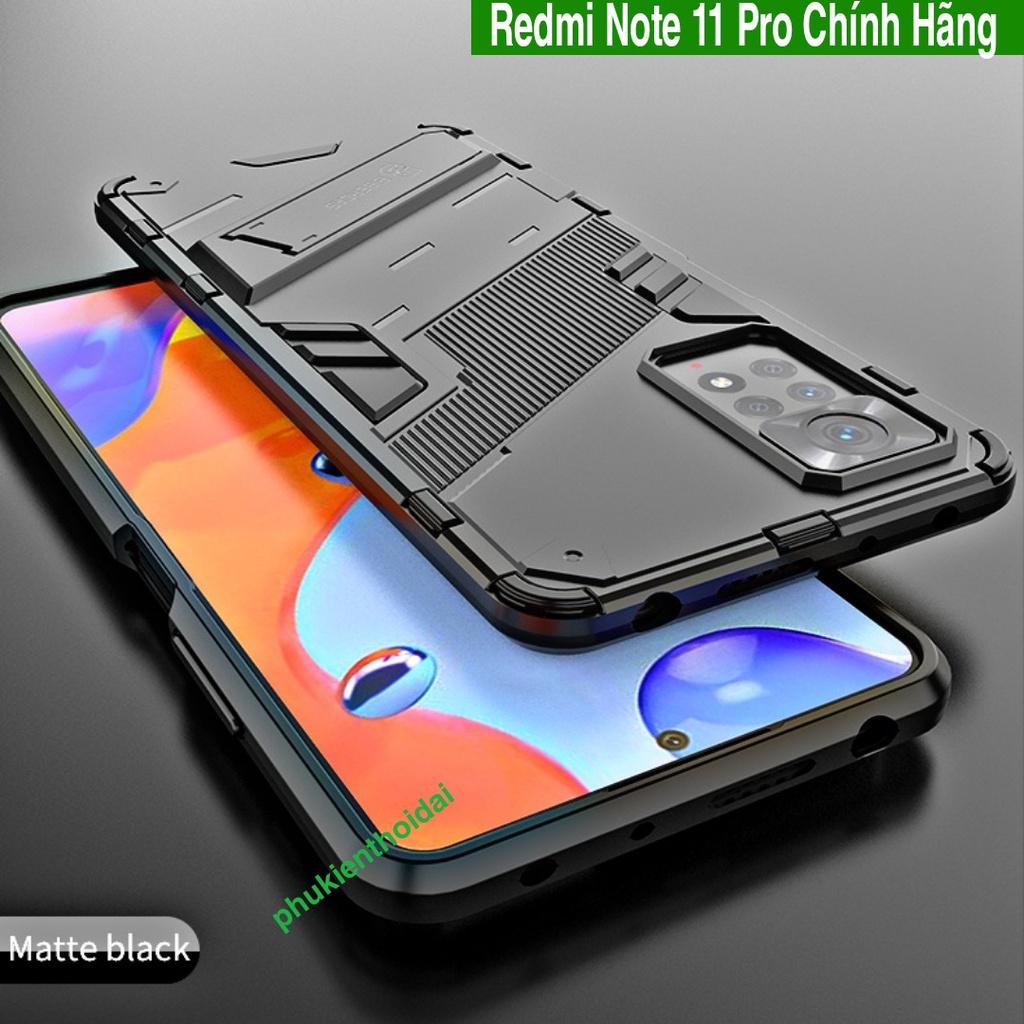 Ốp lưng Redmi Note 7 / 7 Pro / Note 11 Pro chống sốc Iron Man Ver 2 cao cấp siêu bền giá đỡ xem phim