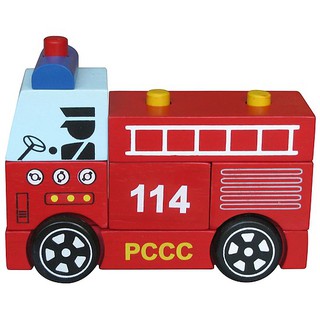 [FREE SHIP ĐƠN TỪ 50K] Bộ lắp ráp xe cứu hỏa winwintoys