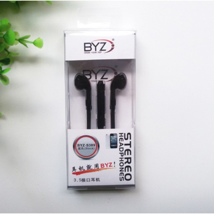 CHÍNH HÃNG, NGUYÊN SEAL] Tai nghe nhét tai stereo BYZ S389 hộp nguyên seal