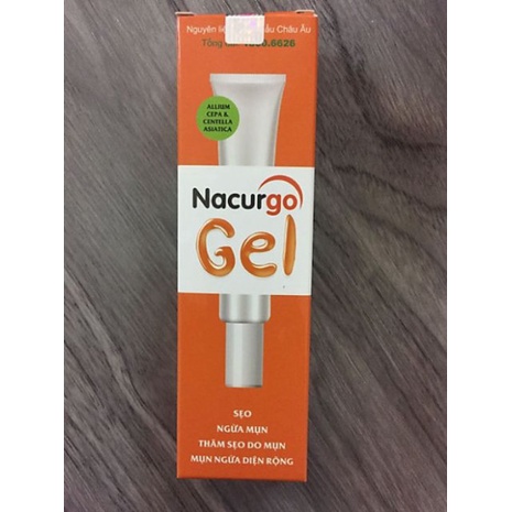 [Chính Hãng] Gel ngừa sẹo Mụn, Thâm sẹo do Mụn và Mụn ngừa diện rộng - Nacurgo Gel ( 20g)  Date mới