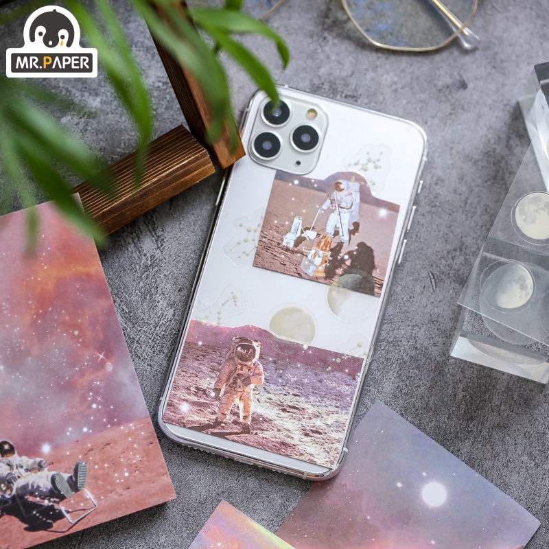 Giấy ghi chú phong cách dải ngân hà 4 loại tuỳ chọn