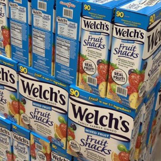 Kẹo dẻo Welch's Fruit snack 90 gói/ hộp