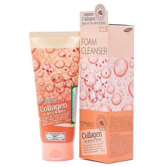 Sữa Rửa Mặt Collagen Cao cấp DABO Hàn Quốc 180ml Sữa rửa mặt chính hãng