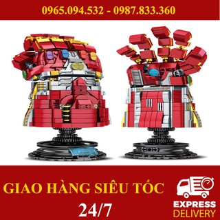 [Giá Sập Sàn] Đồ chơi xếp hình - Găng tay vô cực Iron Man