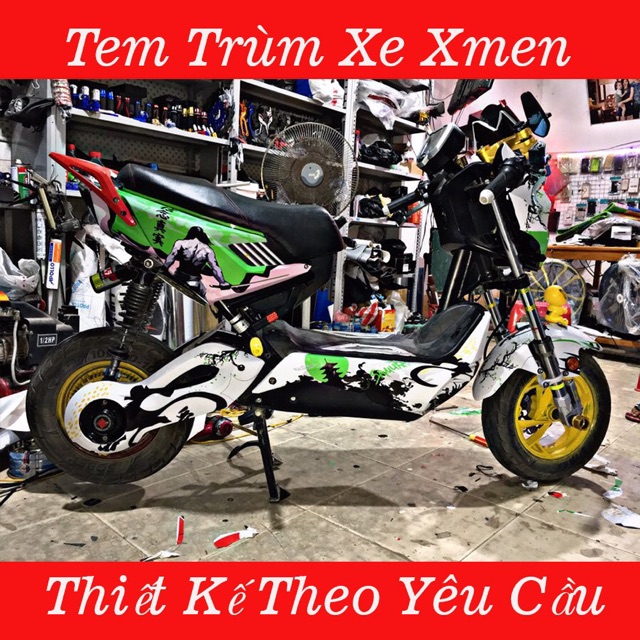 Tem trùm xe điện xmen nhiều nãy đa dạng