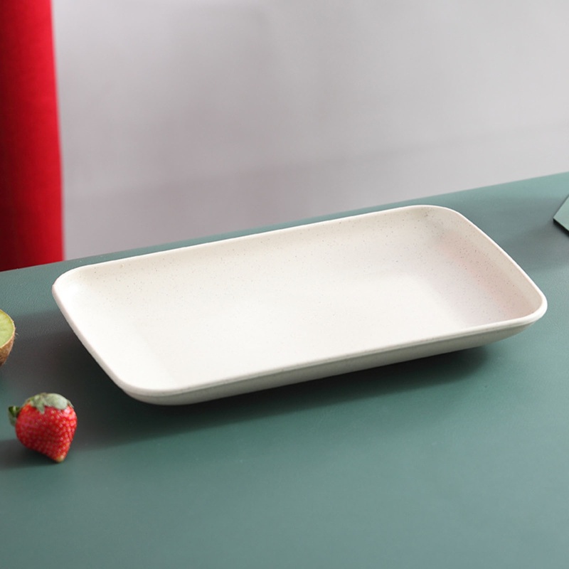 Đĩa Phục Vụ Salad Hình Chữ Nhật Tiết Kiệm Không Gian