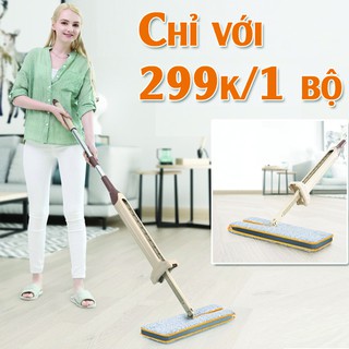 CÂY LAU NHÀ 2 MẶT TỰ VẮT THÔNG MINH