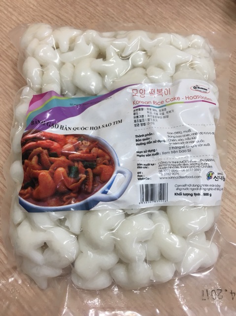 Combo 1kg bánh gạo hoa sao tim kèm 200gr sốt