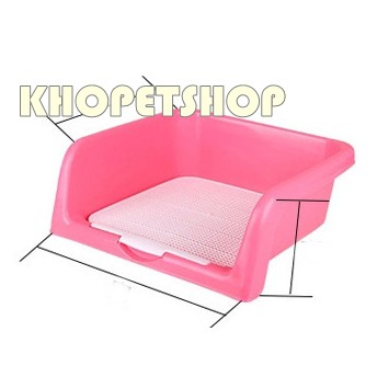 Khay vệ sinh có thành cho chó
