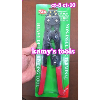 Kìm bấm cos tai cheng tac 1.25-8mm2 model ct-8 ct-10, kềm bấm cos