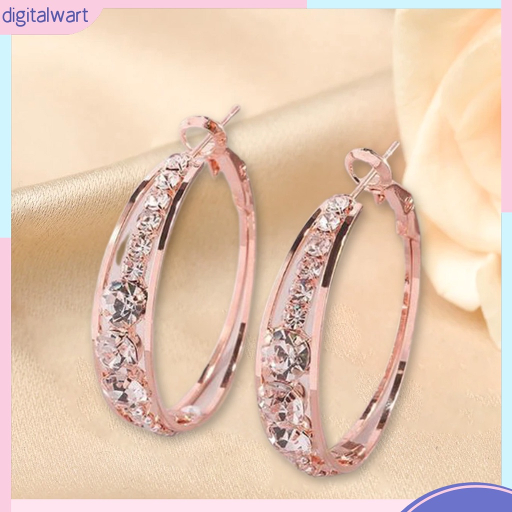 Đôi khuyên tai nữ hình tròn đơn giản cá tính