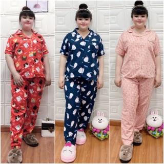 Bộ pijama bigsize cao cấp 45-100kg tnqd