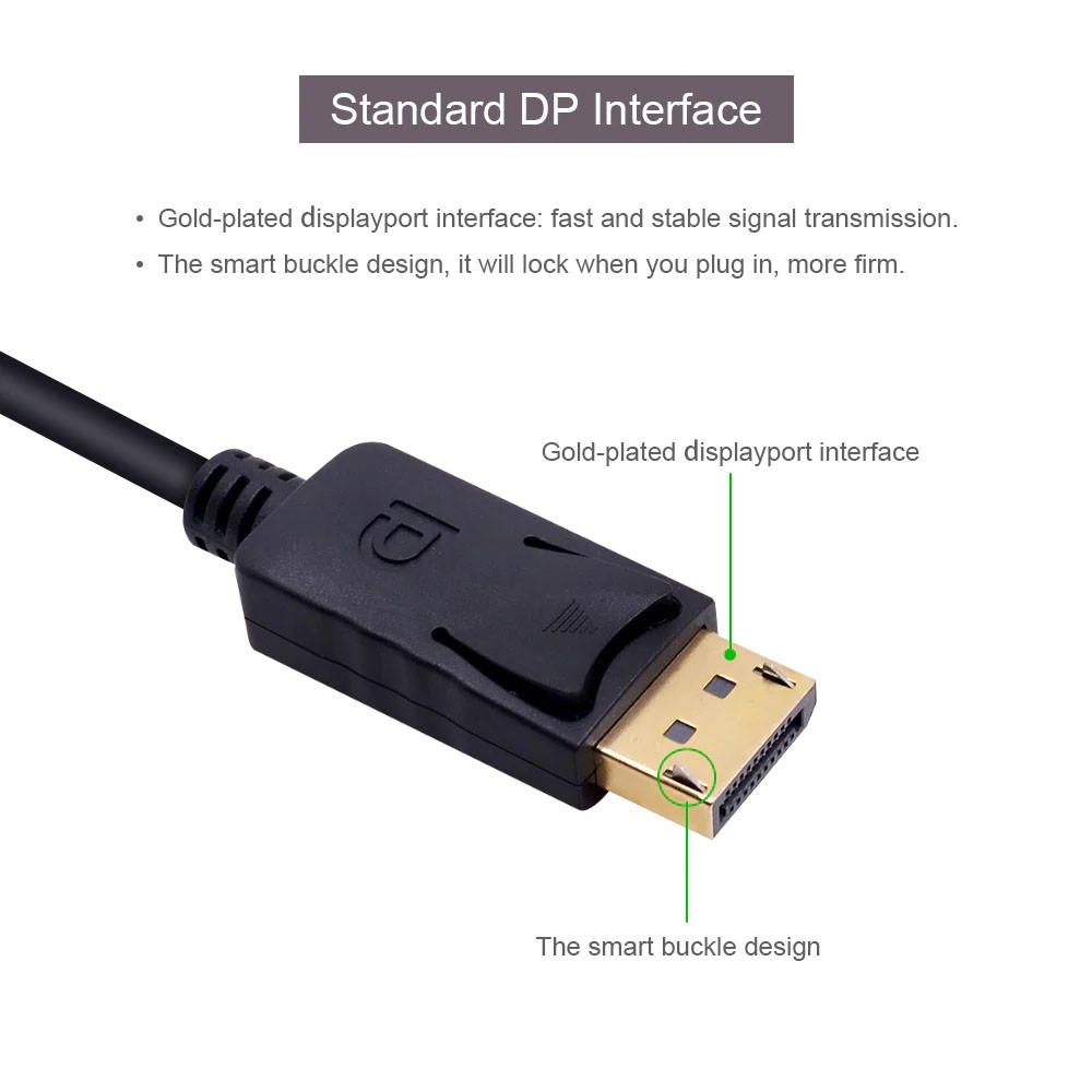 Cáp Chuyển Displayport Sang Vga Xịn Loại 1 N2102 - Xử Dụng Chipset HW2102 cao cấp