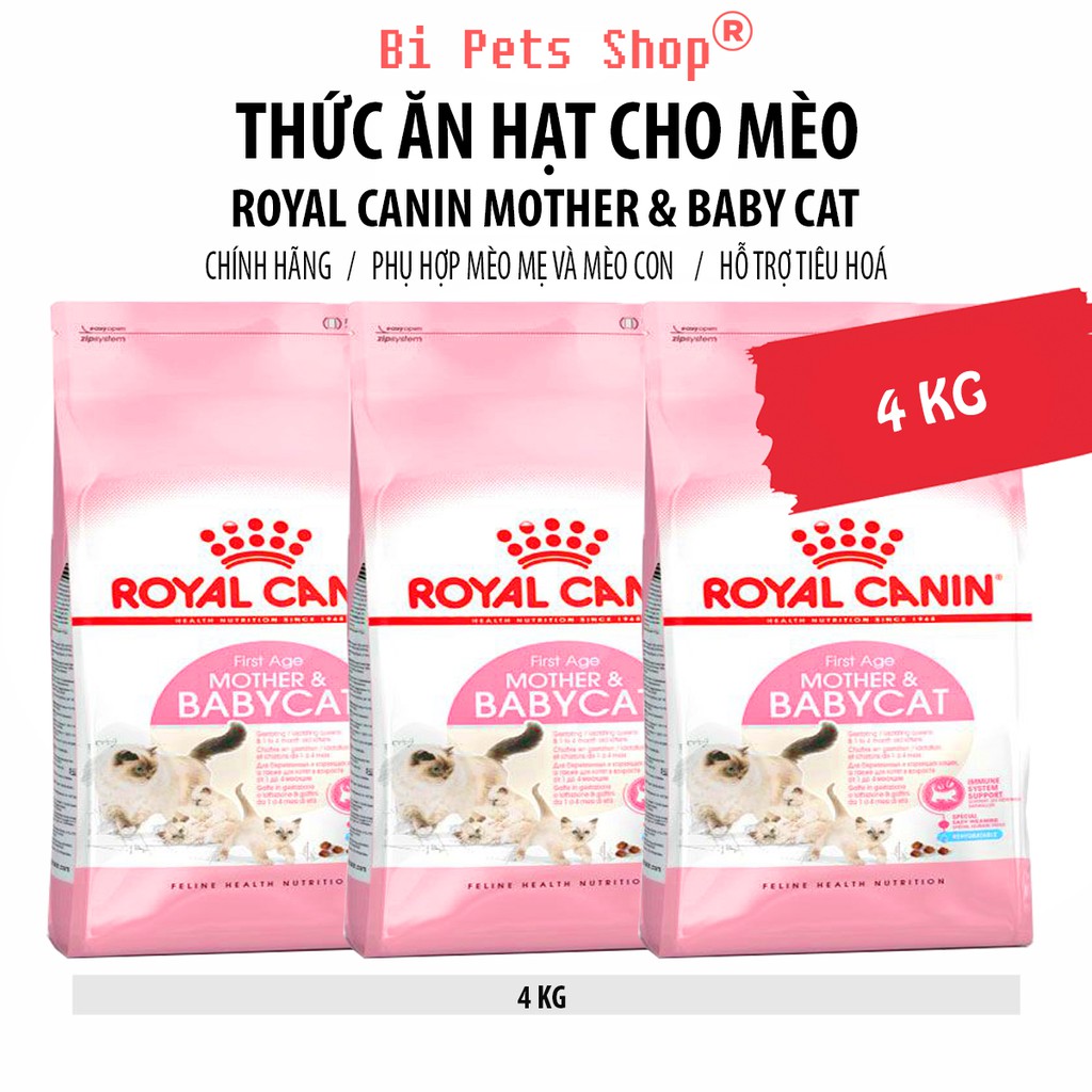 Thức ăn hạt cho mèo Royal Canin Mother &amp; BabyCat ⚡ GIÁ ĐI KÈM VỚI CHẤT LƯỢNG ⚡  Dành Cho Mèo Mẹ &amp; Mèo Con 1 - 4 Tháng