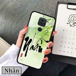 Ốp lưng Xiaomi Redmi Note 9-in chữ thư pháp