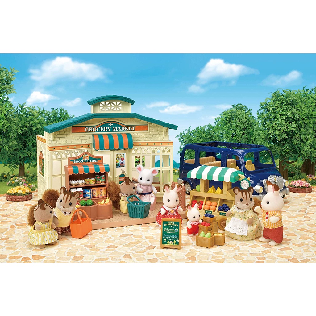 Đồ Chơi Sylvanian Families Cửa Hàng Thực Phẩm Grocery Market