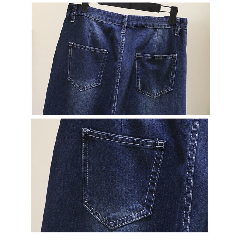 QM5601 XẢ KHO Quần jean nữ big size cho người mập hàng nhập