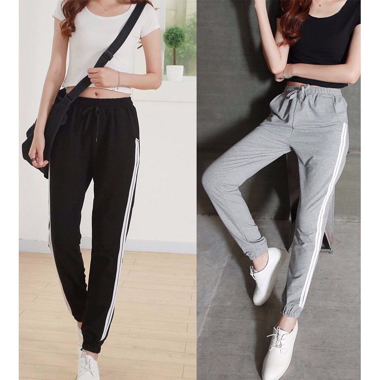 FREESHIP - QUẦN JOGGER 2 SỌC BO ỐNG