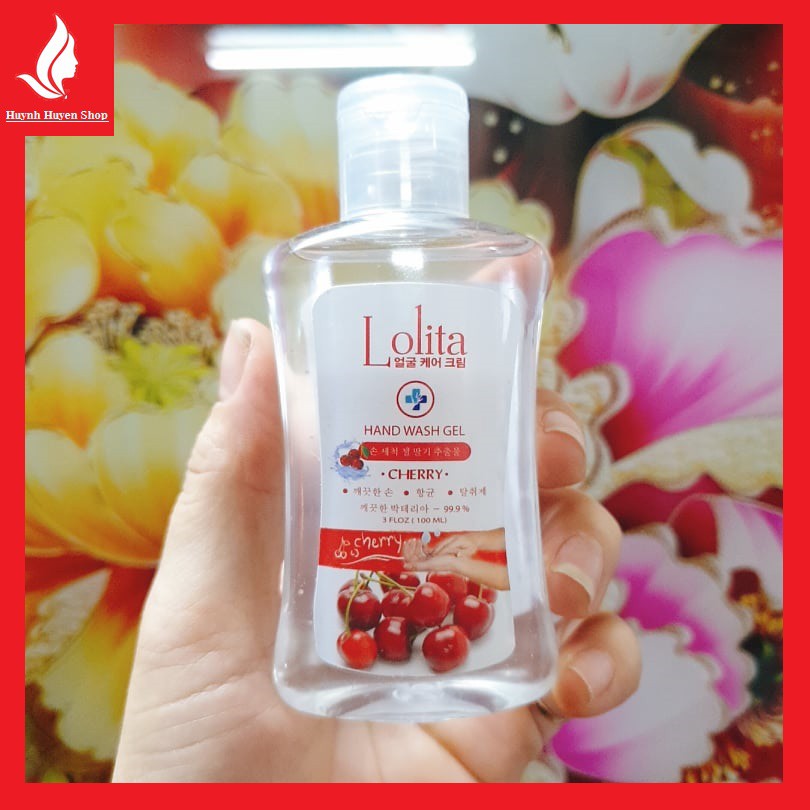 Gel rửa tay khô Lolita Hàn Quốc chai 100ml